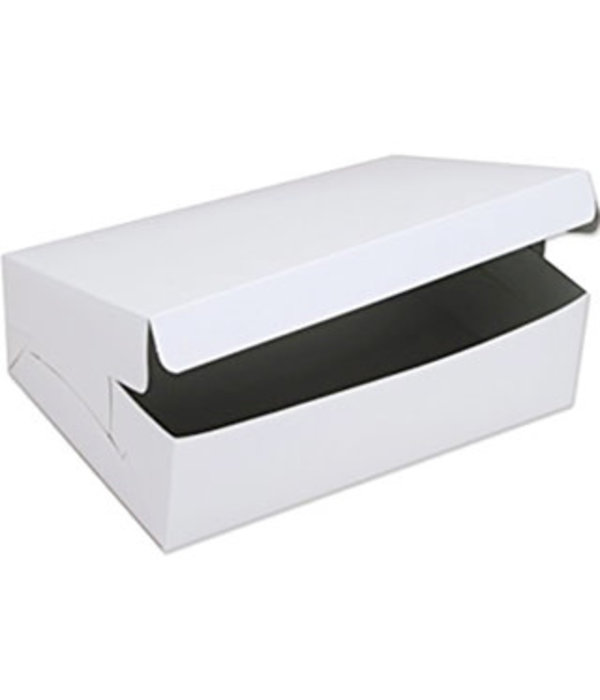 Vincent Sélection WHITE CAKE BOX - 8 X 5 1/2 X 3 1/2"