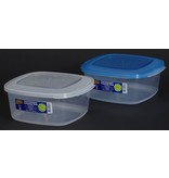 Square plastic container assorted 3000ml / 101oz