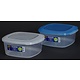 Square plastic container assorted 3000ml / 101oz
