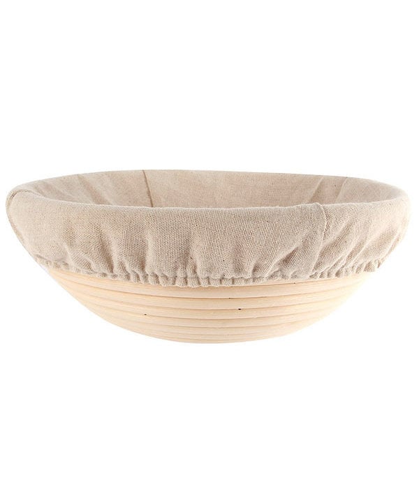 Round Banneton Bread Proofing Basket with Liner