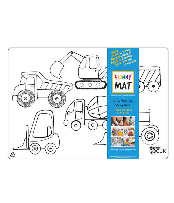 Funny mat Funny Mat Construction Placemat