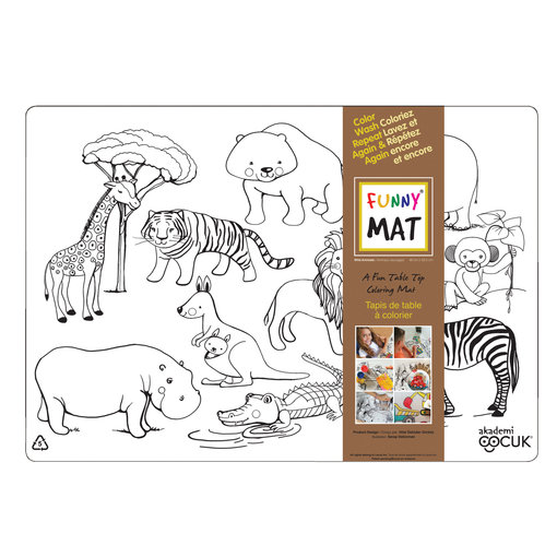 Funny mat Napperon "Animaux Sauvages" de Funny Mat