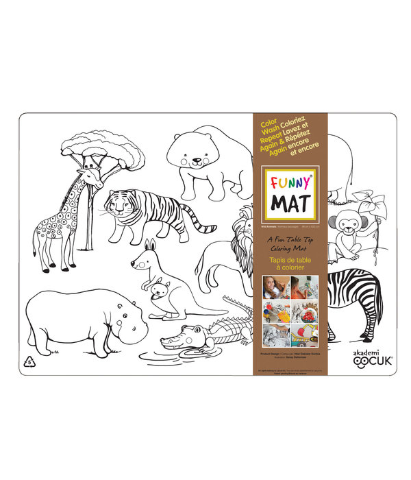 Funny mat Napperon "Animaux Sauvages" de Funny Mat