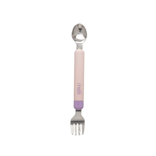 Melii Melii Detachable Spoon and Fork with Carrying Case, rose