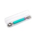 Melii Detachable Spoon and Fork with Carrying Case, blue