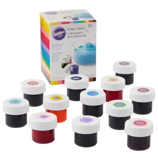 Wilton Wilton Icing Colors, 12-Count