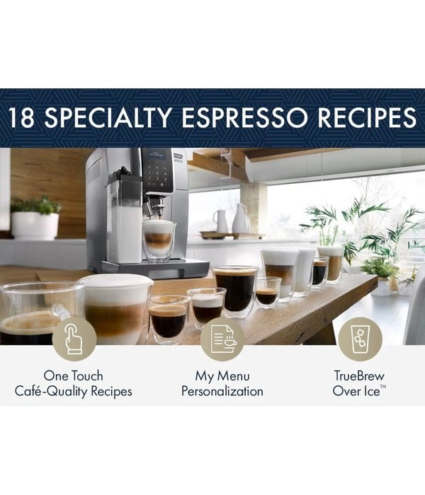 Delonghi Machine à Espresso Automatique Dinamica avec LatteCrema™ de De'Longhi