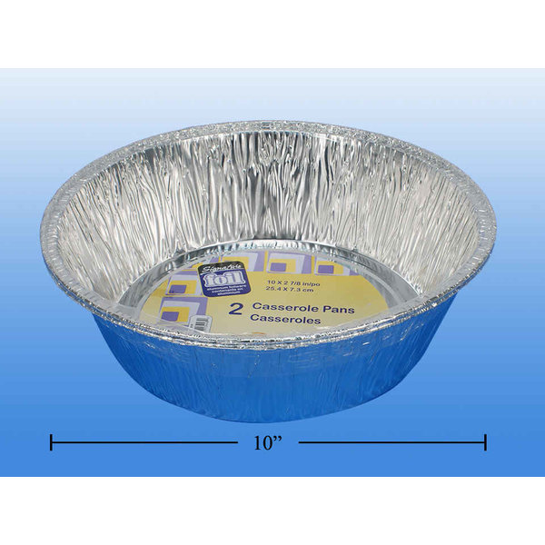 Kit of 2, 9.5" Foil Casserole/Pie Pans