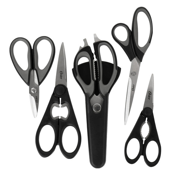 Oster set of 5 kitchen scissors