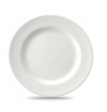 Assiette ronde blanche 8" de Vitrex Crown
