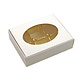 White  one piece box with window