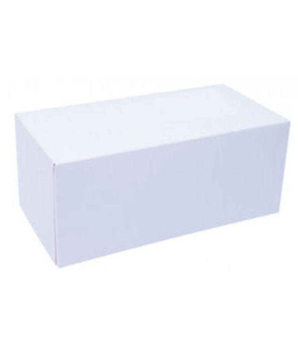 Vincent Sélection Boîte à bûche blanche 5"x5"x11" de Vincent Sélection