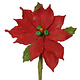 GUMPASTE FLOWER - SMALL RED POINSETTIA