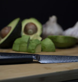 Senshi Couteau d'office 67 couches 13cm en acier damassé Senshi