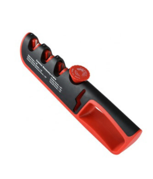 Affûteur rouge/noir ajustable de Senshi - Ares Accessoires de cuisine