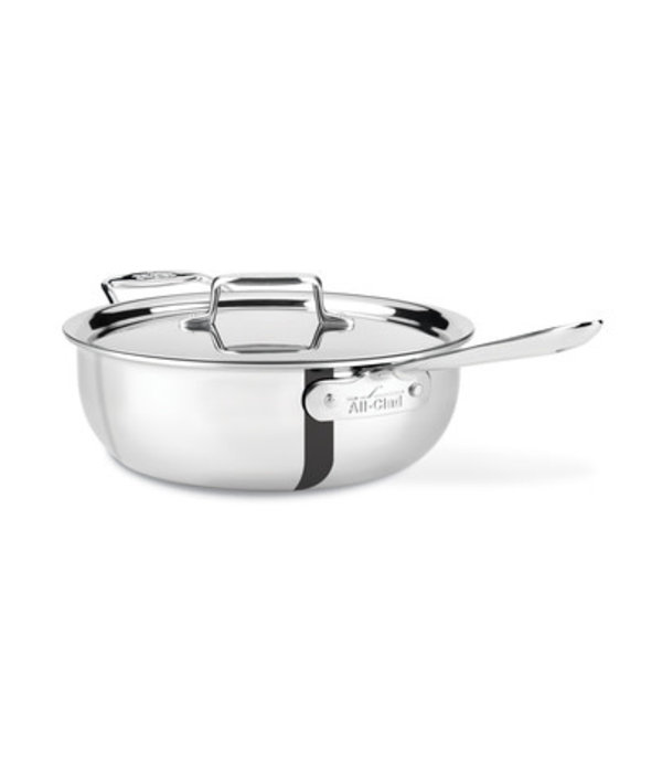 All Clad D5 Stainless Polished 4 Qt Essential Pan Ares Kitchen And Baking Supplies