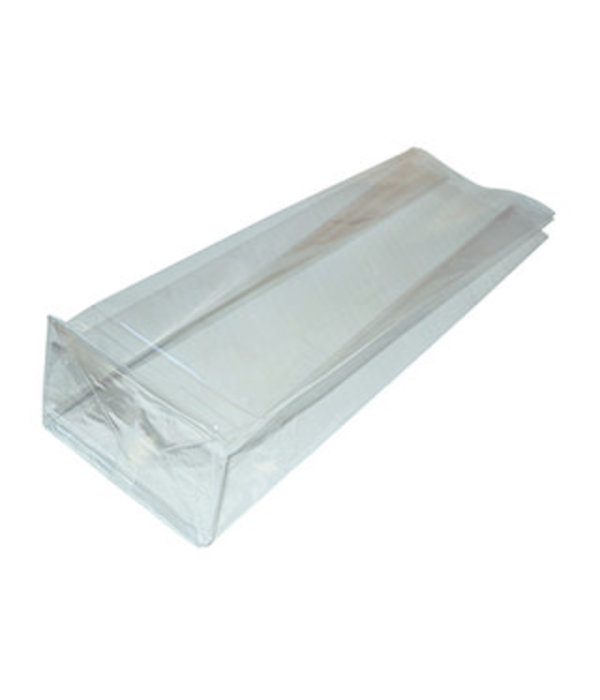 Clear Cello Bags with Gusset 4 x 2.5 x 9.5''