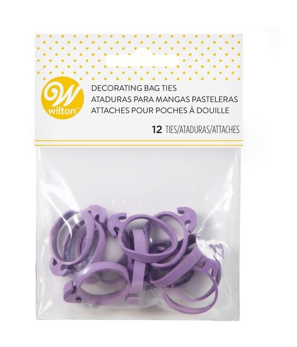 Wilton Wilton Icing Bag Ties, 12-Count - Rubber Icing Bag Ties