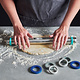 Ricardo Stainless Steel Adjustable Rolling Pin