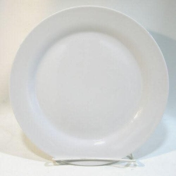 ASSIETTE À DÎNER 10,5 "- PORCELAINE - Blanc royal