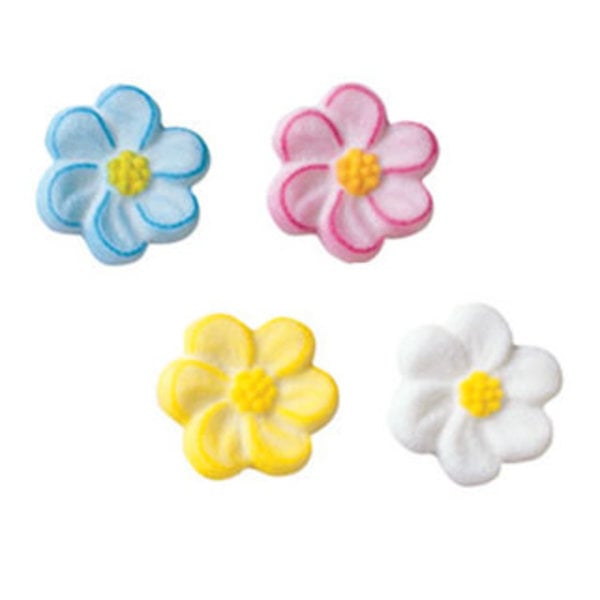 FLEURS EN SUCRE - ASSORTIMENT DE PETITES FLEURS 1 1/2"