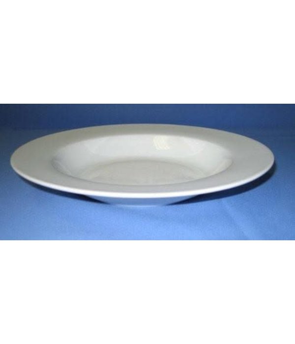 8.5" RIM SOUP/PASTA PLATE-PORCELAIN-Royal White