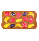 Silikomart Silikomart Silicone Easy Choc Choco Fruits Chocolate Mould