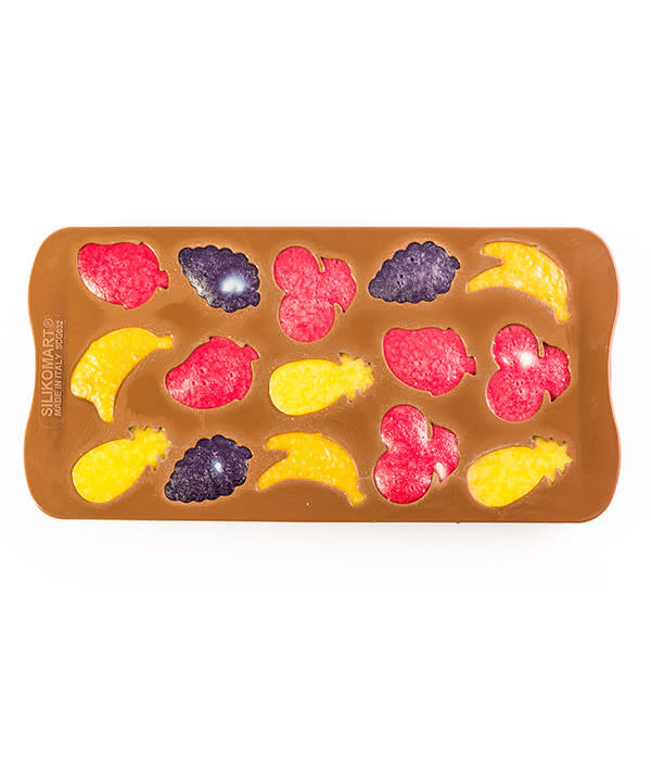 Silikomart Silikomart Silicone Easy Choc Choco Fruits Chocolate Mould