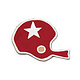 Ann Clark Cookie Cutter Football Helmet 4''