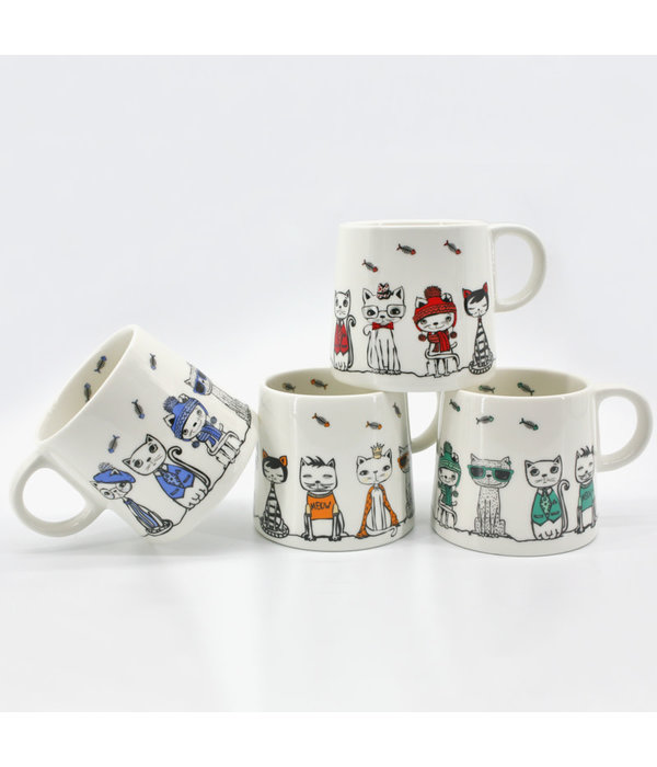 BIA Cordon Bleu BIA PAWS CAFÉ Cat Mugs