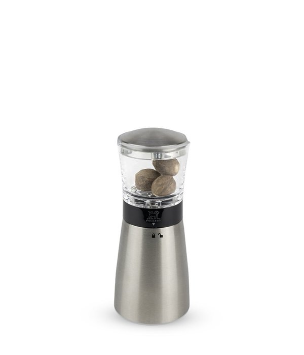 Peugeot Peugeot Daman Manual Nutmeg mill in Stainless and Acrylic