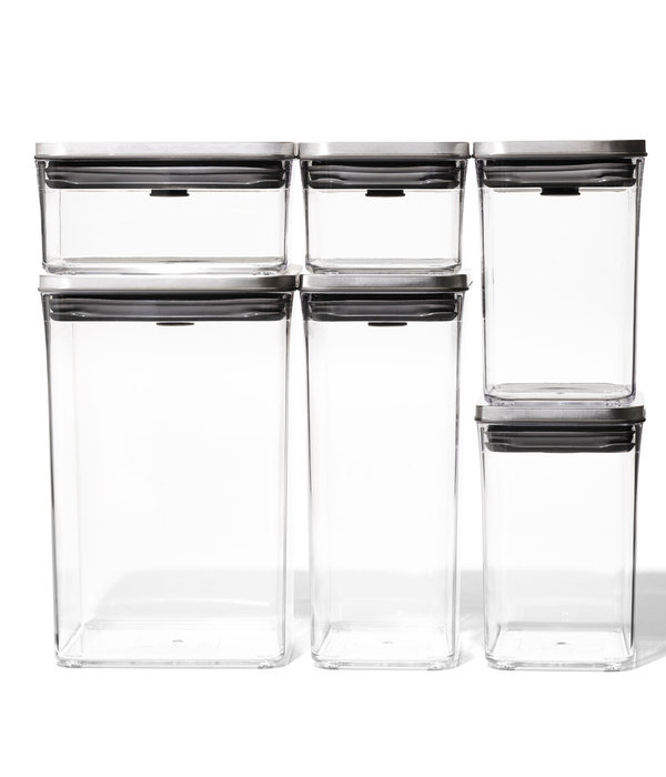 Oxo Oxo Steel POP 2.0 Container Set - 6 pieces