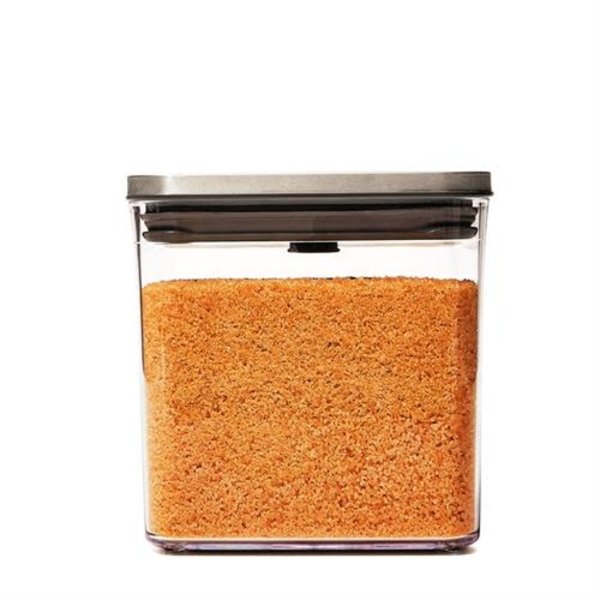 Oxo Steel POP 2.0 Big Square Short Container 2.6 L