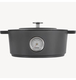 Combekk ''Railway'' Cast Iron Dutch Oven with Thermometer