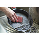 Lodge Silicone & Chainmail Scrubbing Pad, Red