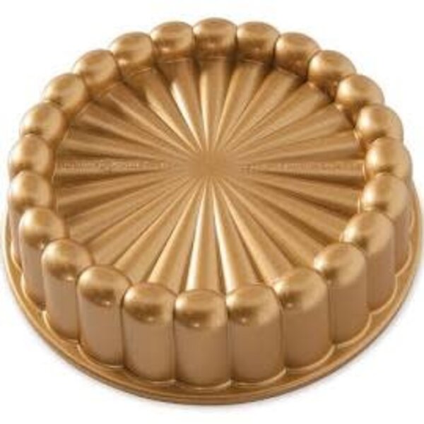 Moule a gateau Charlotte 6 tasses ''Gold'' de Nordic Ware ( C )