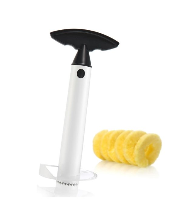 Tomorrow's Kitchen Pineapple Slicer White with Black Handle