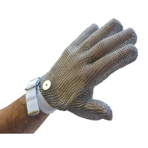 MEDIUM MESH GLOVE WITH RED WRIST STRAP