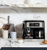 Delonghi Machine à café et espresso All-in-One, cappuccino, machine à latte + mousseur à lait réglable avancé de  Delonghi