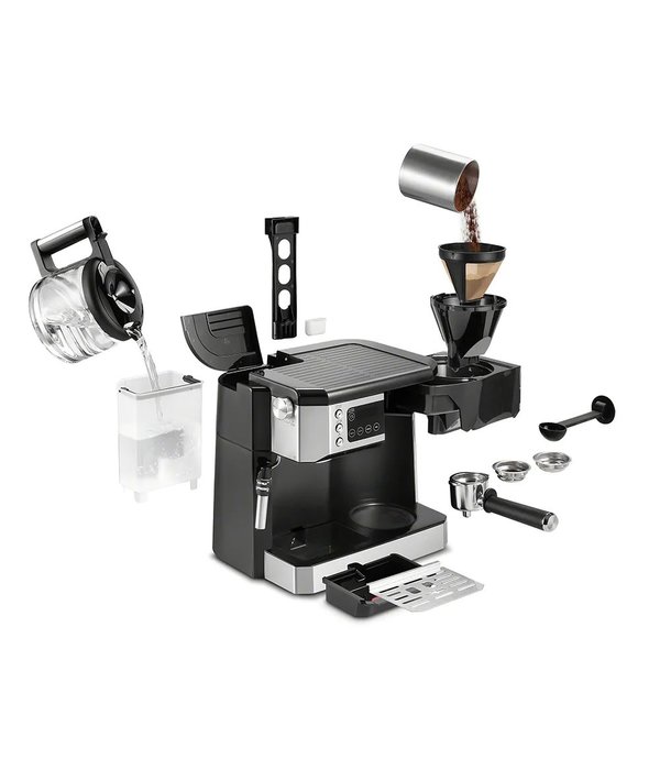 Delonghi Delonghi All-in-One Coffee & Espresso Maker, Cappuccino, Latte Machine + Advanced Adjustable Milk Frother