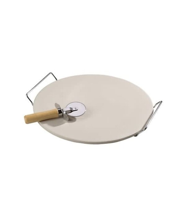 Copy of Bialetti Pierre à pizza avec support, pelle et coupe-pizza (C)