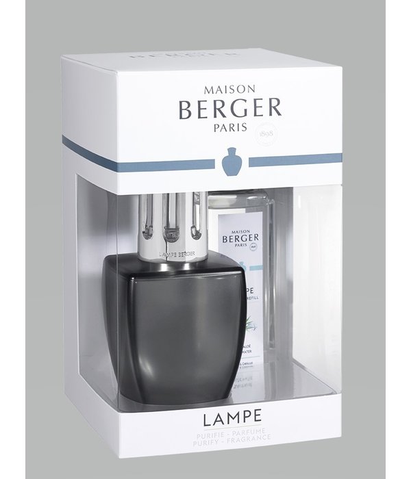 Lampe Berger de Paris Lampe Berger June Grey Satin Lamp Gift Set - Aloe Vera Water