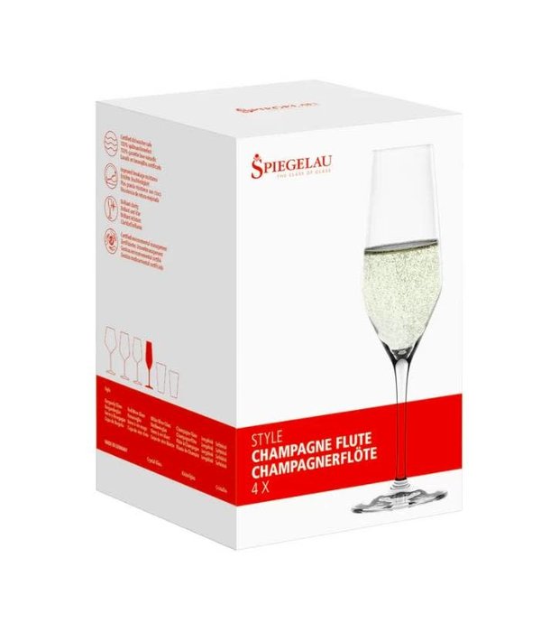 Spiegelau Spiegelau Set of 4 Champagne "Style" Glasses