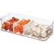 iDesign Container with Divisions 15.75" x 6.5" "Crisp Fridge"