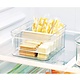 iDesign Container with Divisions 8.5" x 6.5" "Crisp Fridge"