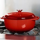 Lodge 6 Quart Red Enameled Cast Iron Dutch Oven