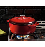 Lodge Lodge 6 Quart Red Enameled Cast Iron Dutch Oven