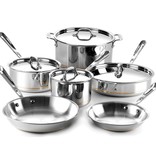 All-Clad All-Clad 10-PC Copper Core 5-Ply Bonded Cookware Set