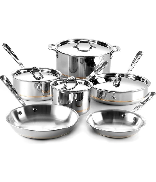 All-Clad All-Clad 10-PC Copper Core 5-Ply Bonded Cookware Set