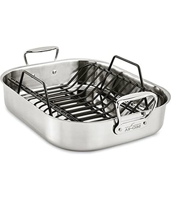 All-Clad All-Clad Stainless Steel 11x14" Roast Pan with Rack